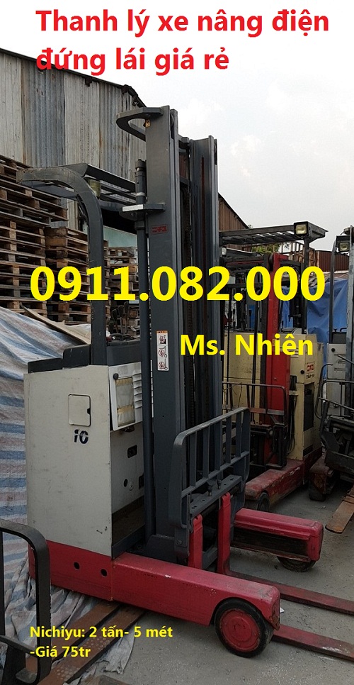 xe nang dien dung lai 15 tan cao 55 met gia re lh 0911082000