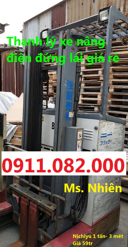xe nang dien dung lai 15 tan cao 55 met gia re lh 0911082000