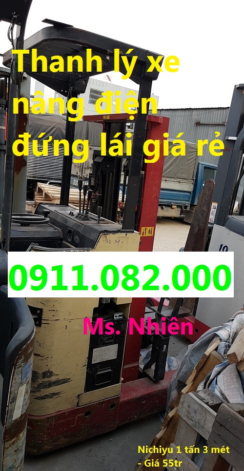 xe nang dien dung lai 15 tan cao 55 met gia re lh 0911082000