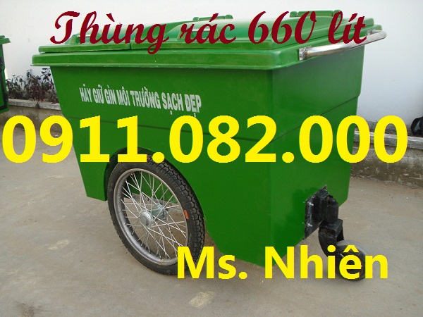chuyen ban thung rac nhua 240 lit gia re soc trang 2 banh xe nap kin