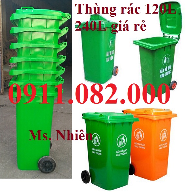 xa kho thung rac 120 lit 240 lit gia re can tho