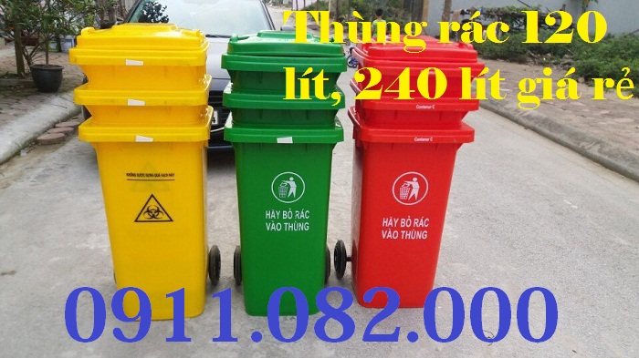 ban si thung rac gia thap thung rac 240 lit gia re dong nai