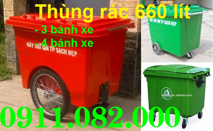 noi phan phoi thung rac 240 lit gia re nhat ca mau