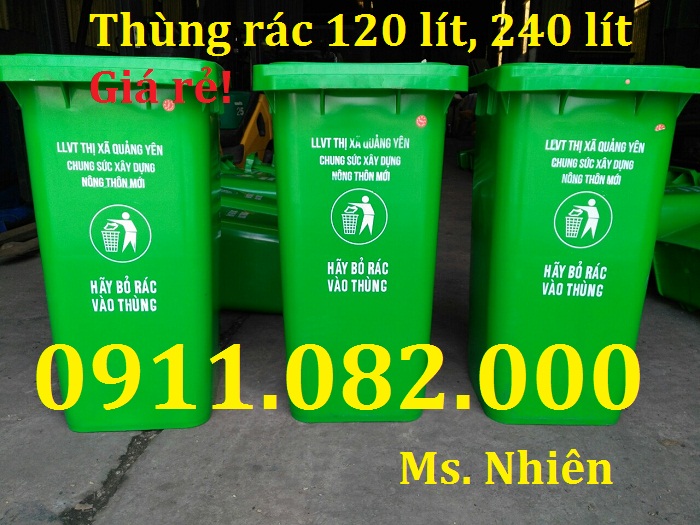 thanh ly hang ton kho thung rac gia re thung rac 120 lit 240 lit 660 lit gia thap