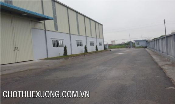 cho thue kho xuong tieu chuan tai thuong tin ha noi dt 500m2 8000m2