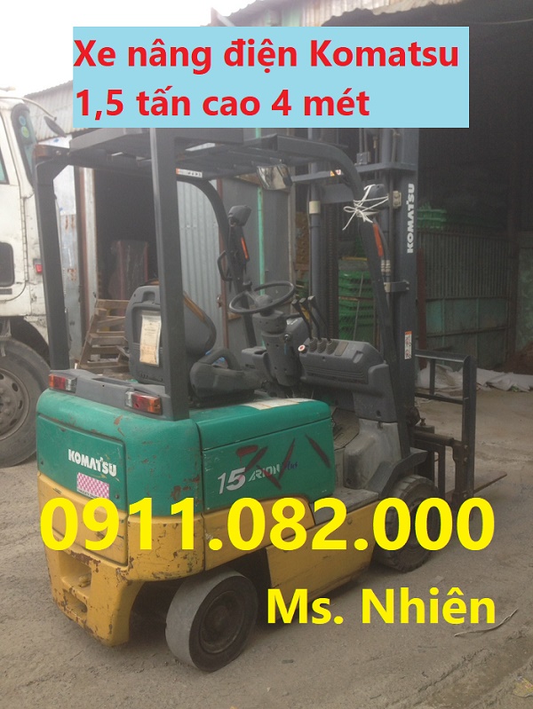 phan phoi xe nang dien tmc komatsu sumitomo 15 tan cao 4 met gia re