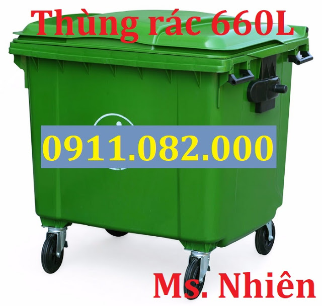 ban thung rac cong nghiep thung rac dap chan thung rac 120 lit 240 lit 660 lit gia re