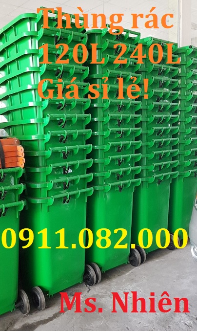 chuyen cung cap thung rac 240 lit gia re tra vinh lh 0911082000