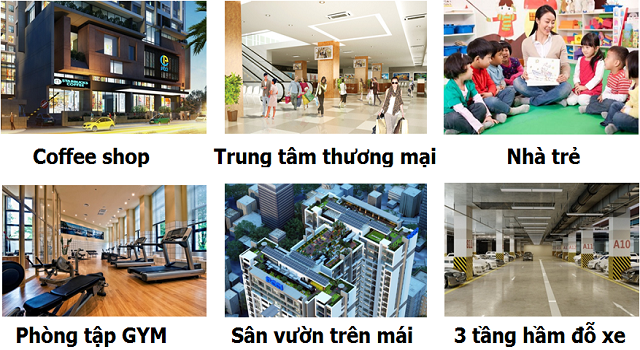Các tiện ích tại Mỹ Đình Plaza 2
