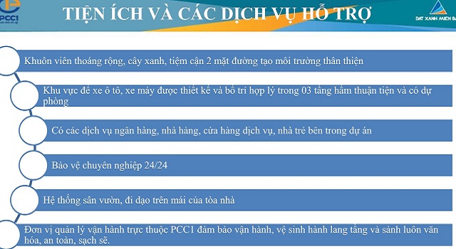 Các tiện ích tại Mỹ Đình Plaza 2
