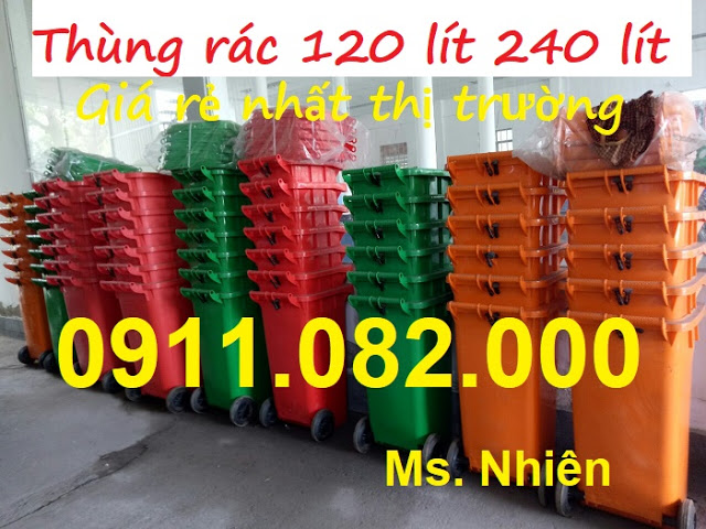 noi ban thung rac 120l 240l 660l gia re tai long an tien giang