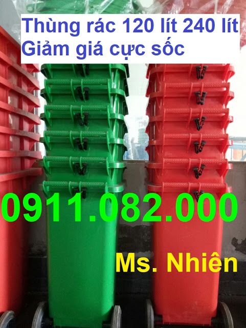 noi ban thung rac 120l 240l 660l gia re tai long an tien giang