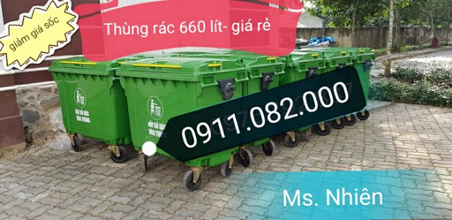 dai ly cung cap thung rac gia re thung rac 120l 240l 660l chat luong gia tot