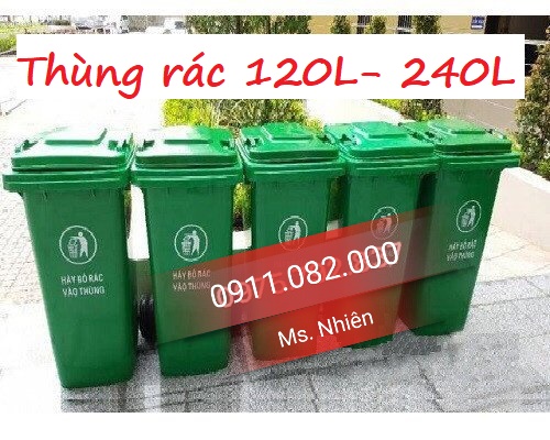 co so phan phoi thung rac 120 lit 240 lit 660 lit gia re tai long an