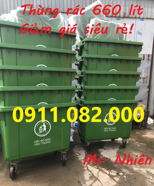 dai ly ban thung rac sieu re tai binh duong thung rac 120l 240l 660l