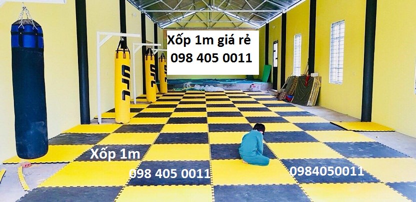 tam xop 1m x 1m chuyen cho thi dau tap gym gia re 098 405 0011