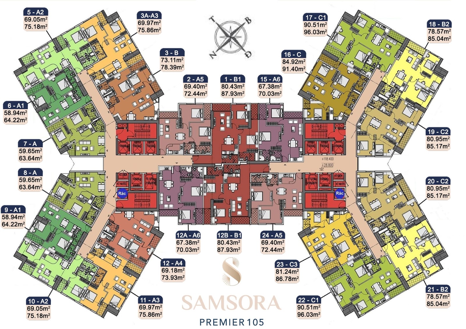 chung cu samsora premier 105 chu van an ha dong
