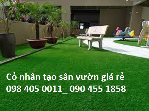 co nhua nhan tao co gia co san vuon co trang tri 098 405 0011