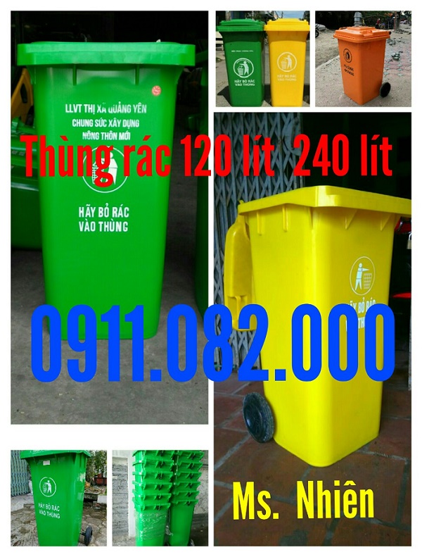 ban thung rac nhua gia re tai hau giang thung rac 120 lit 240 lit gia tot