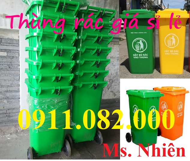 cung cap thung rac 120 lit 240 lit gia re tai vinh long