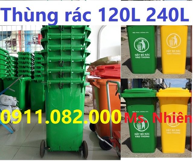 phan phoi si le thung rac nhua thung rac 120l 240l gia re tai quan binh thanh