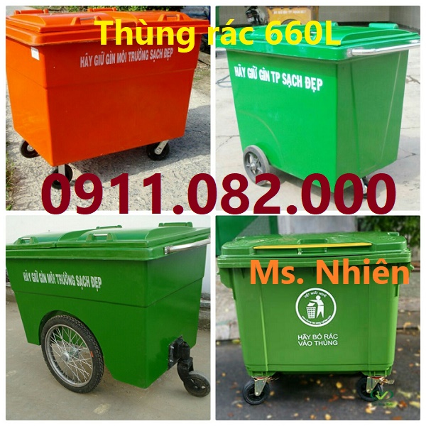 thung rac 120 lit 240 lit gia si le thung rac nhua 2 banh xe nap kin
