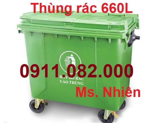 thung rac gia re tai vinh long thung rac 120l 240l 660l gia thap