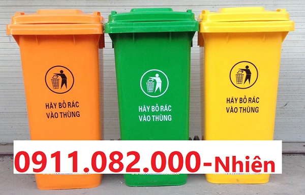 chuyen ban thung rac nhap khau nhua hdpe thung rac 120l 240l 660l gia thap nhat