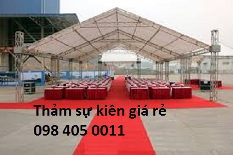 tham su kien mau do trai san khau su kien gia re 098 405 0011