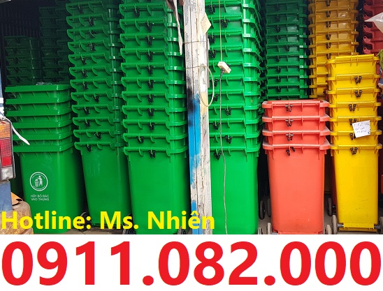 chuyen phan phoi thung rac 240 lit gia re tai tra vinh thung rac gia si le