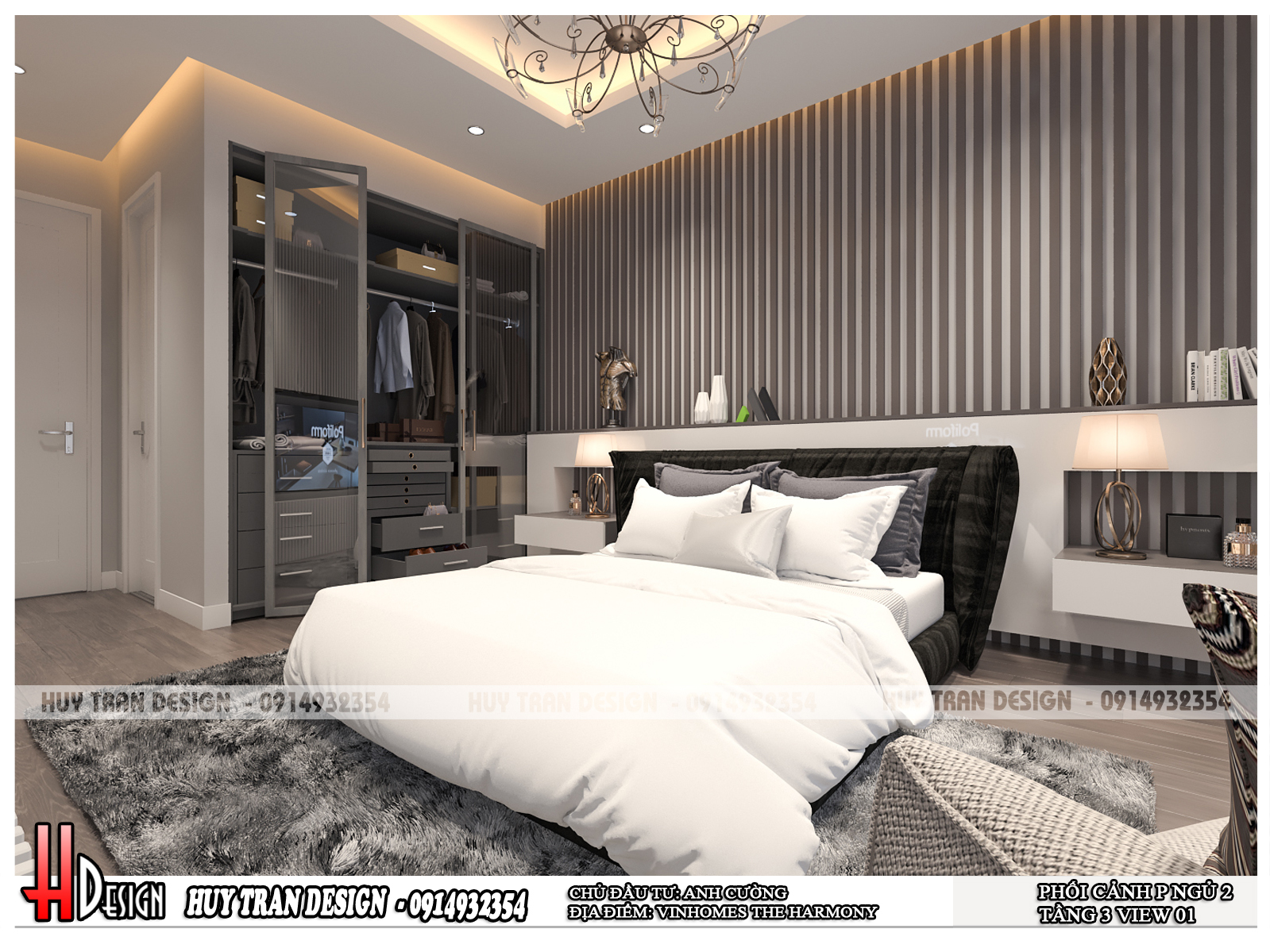 thiet ke noi that biet thu vinhomes the harmony