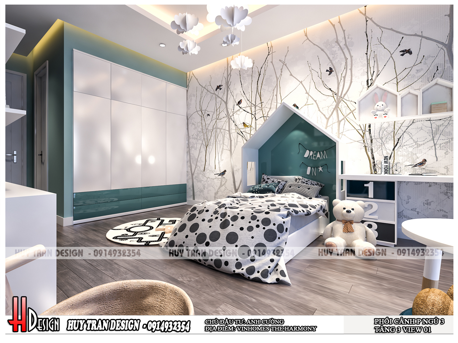 thiet ke noi that biet thu vinhomes the harmony