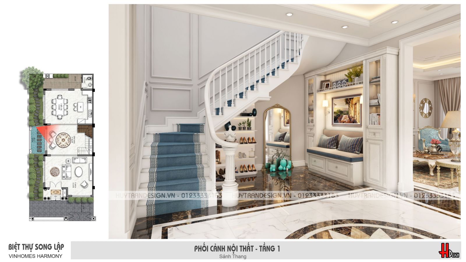 thiet ke noi that biet thu vinhomes the harmony dep tinh te