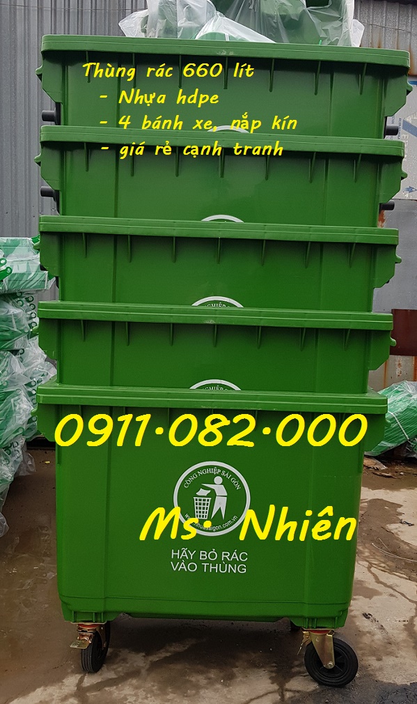 si le thung rac 120 lit 240 lit gia re tai my tho tien giang thung rac nhua composite