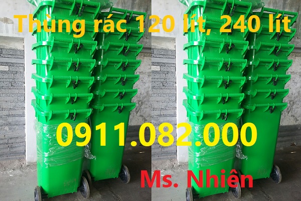 ban thung rac 120 lit 240 lit gia re hang nhap khau tieu chuan chau au