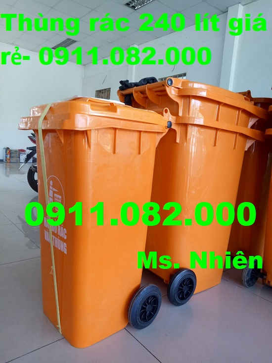 thung rac 240 lit gia re tai binh chanh 0911082000