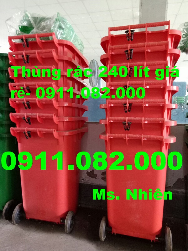 thung rac 240 lit gia re tai binh chanh 0911082000