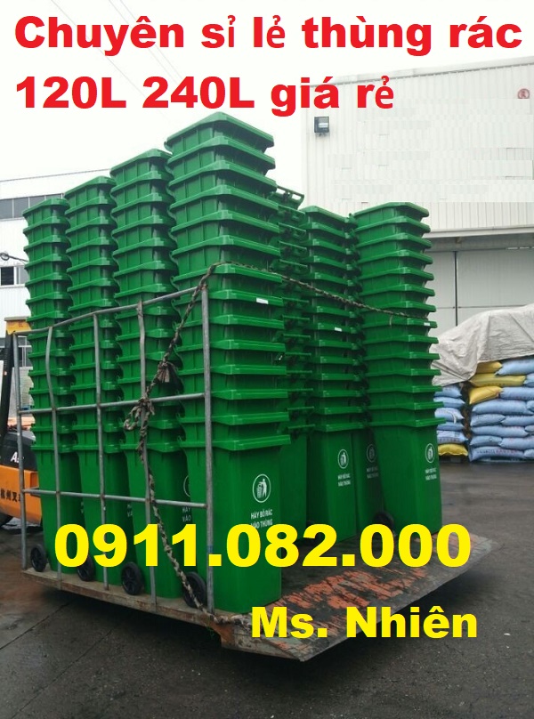 dai ly cung cap thung rac 120 lit 240 lit gia re tai vinh long thung rac sieu re 0911082000