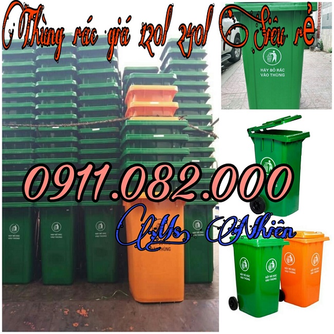 ca mau noi xa kho thung rac 120 lit 240 lit 660 lit gia re 0911082000