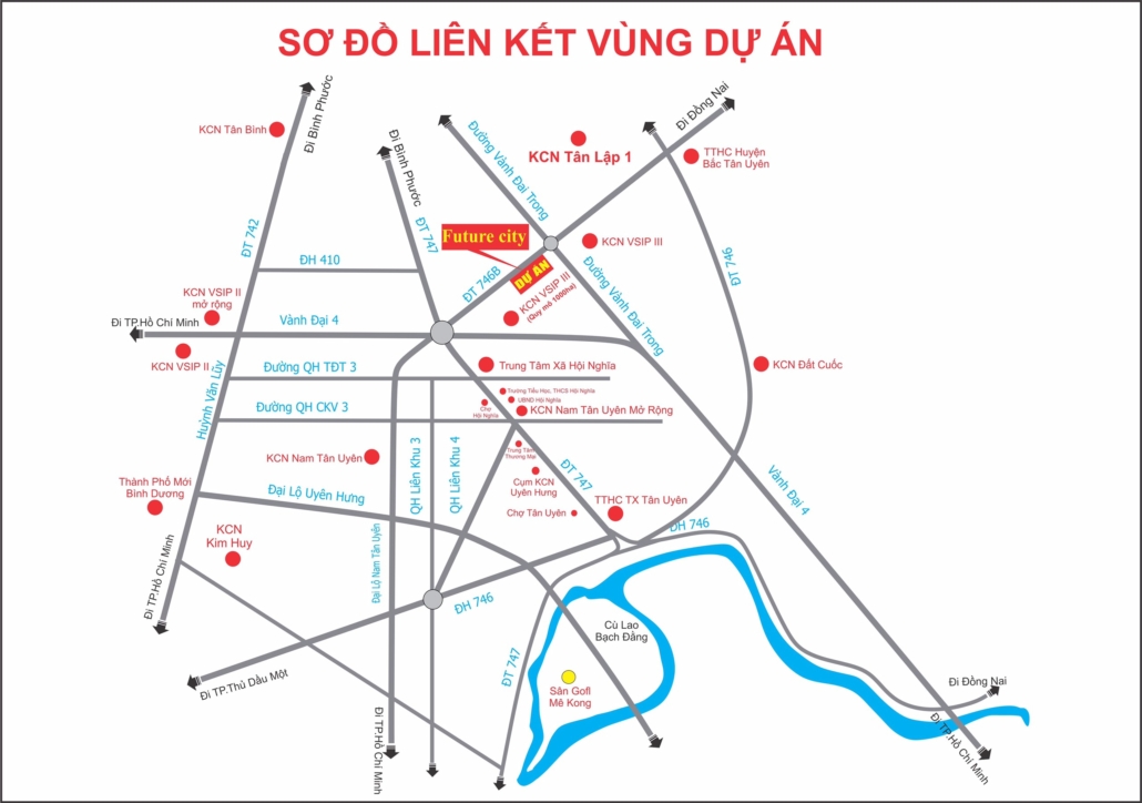 Sơ đồ vị trí Dự án Future City
