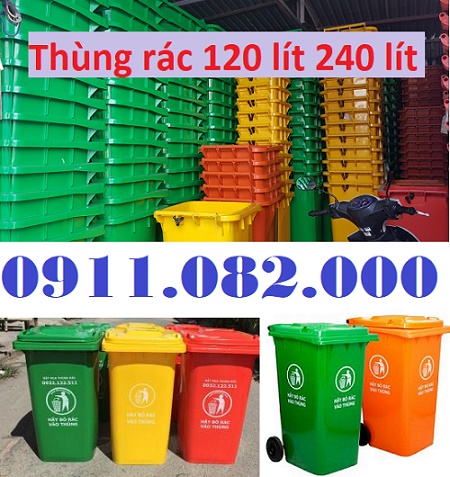 thung rac thanh ly gia re thung rac 120 lit 240 lit 660 lit 0911082000
