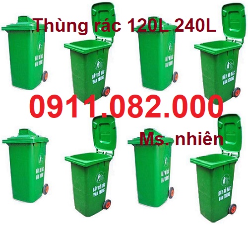 thung rac thanh ly gia re thung rac 120 lit 240 lit 660 lit 0911082000