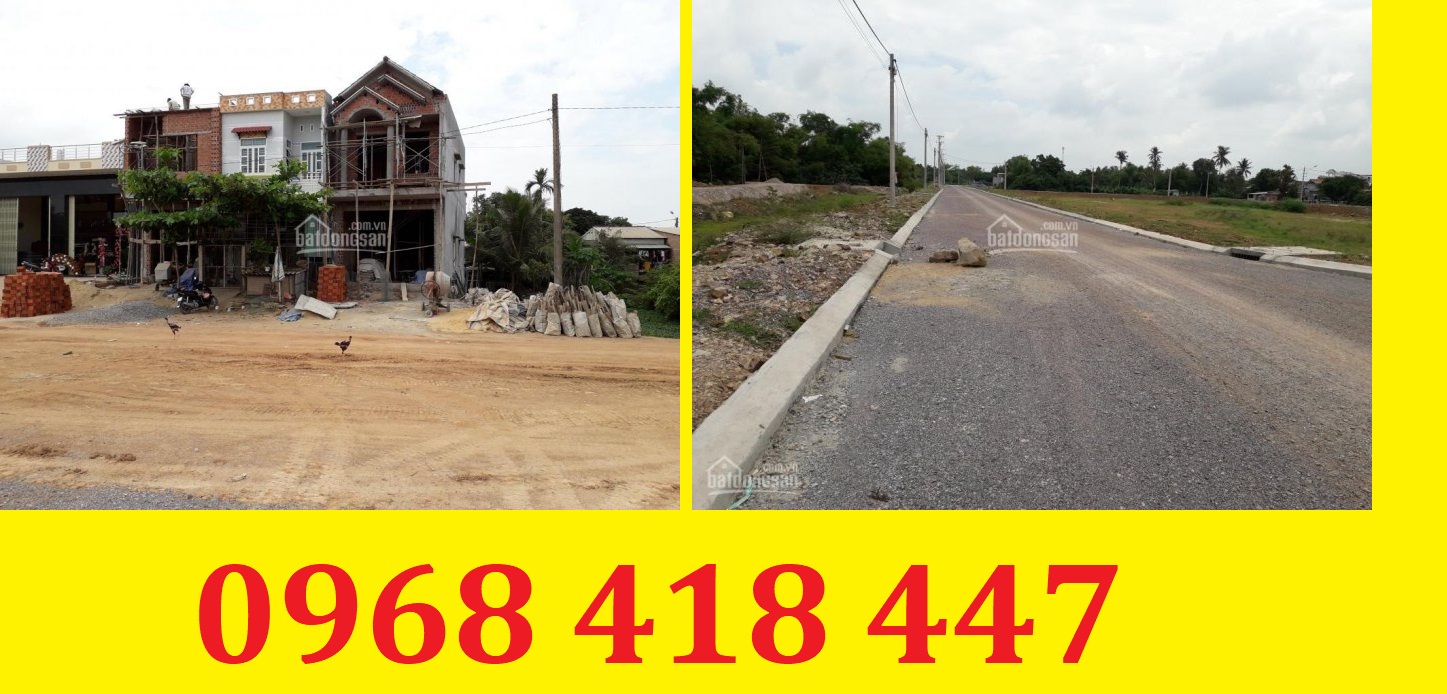 ban dat nen thi xa an nhon so do tho cu 100 mat tien duong lon