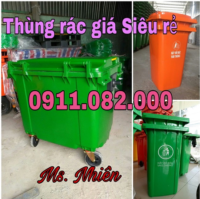 chuyen si le thung rac 120l 240l 660l nhap khau gia re tai dong thap lh 0911082000