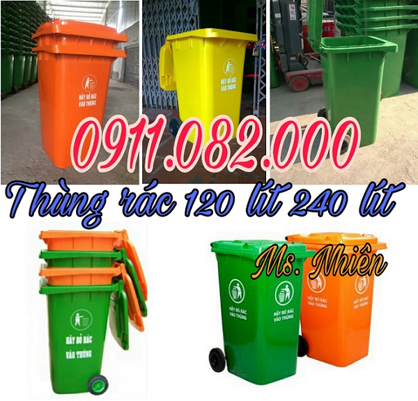 chuyen si le thung rac 120l 240l 660l nhap khau gia re tai dong thap lh 0911082000