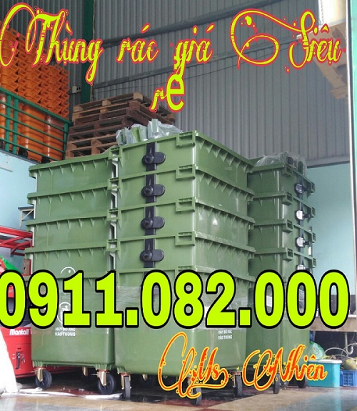 phan phoi thung rac 240 lit gia re tai tra vinh thung rac 120 lit 660 lit 0911082000