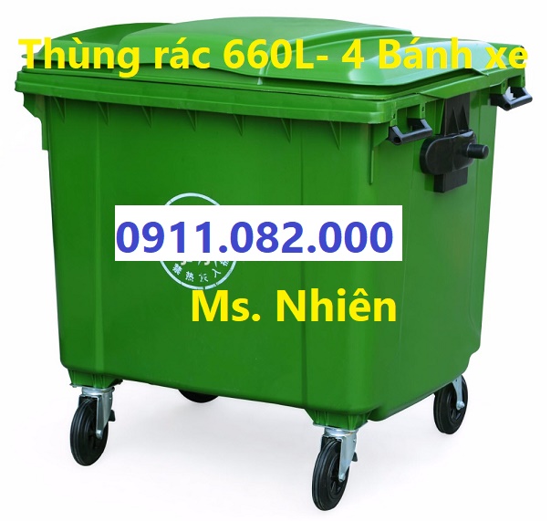 phan phoi thung rac 240 lit gia re tai tra vinh thung rac 120 lit 660 lit 0911082000