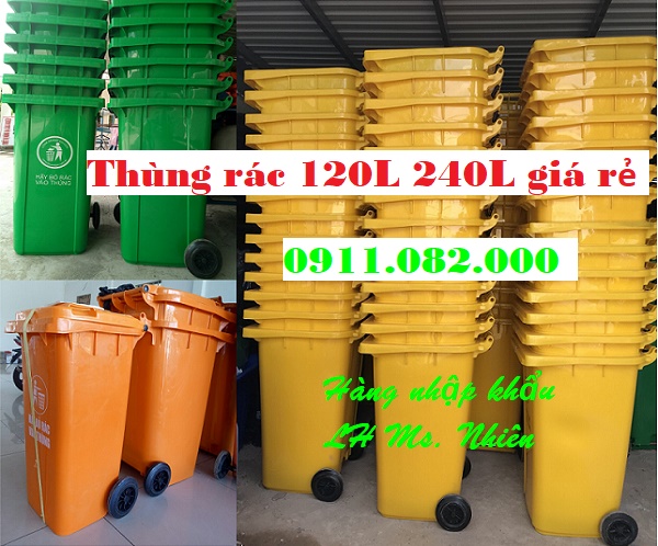 ban si thung rac 240 lit gia re tai an giang thung rac nhua gia re lh 0911082000