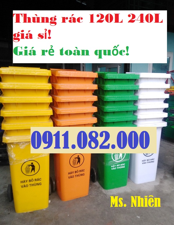 noi ban thung rac 240 lit gia re tai hau giang thung rac moi truong sieu re lh 0911082000