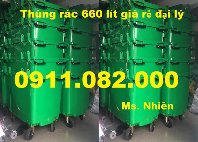 chuyen bo si cac loai thung rac nhua gia re thung rac 120l 240l 660l lh 0911082000